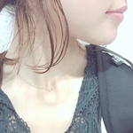 《淡水パール》でバックスタイルも可愛いシンプルなネックレス