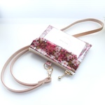 ◆新作◆　LIBERTY　Katie's　 ケイティーズ　2P　つや有りビニコ　ふた付きクリアポケットminiポーチ(中布・仕切りポケット付き)◆オプション：ネックストラップ