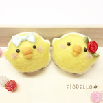 ひよこちゃんブローチ ペア