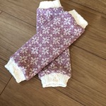 ＋＋size80  レッグウォーマー（スノーキージャガード　ローズ）＋＋