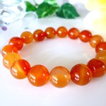 ★幸運を運ぶ☆皇帝の石★バイブレーションパワー☆★高品質ＡＡＡ☆波動カーネリアン★ ☆大珠１２ｍｍ☆　★１７ｃｍ★