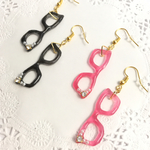 キラリ☆揺れるメガネピアス(イヤリング)