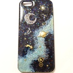 ☆iPhone5 5S用　宇宙塗りiPhoneケースカバー☆