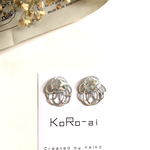 クリアキラキラシルバーピアス.イヤリング