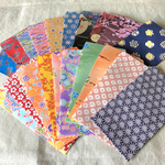 和紙で作った和柄ポチ袋