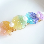 レインボー　シェル　カラフルバレッタ