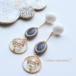 ヴィンテージ×パンケーキ×ピアス（イヤリング）