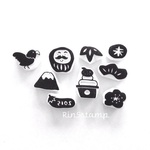 お正月セット　消しゴムはんこ