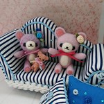 Ｍ様オーダー品 ふたごくまちゃん＊ 羊毛フェルト  