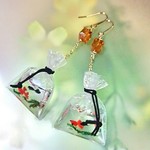 金魚／金魚袋のピアス