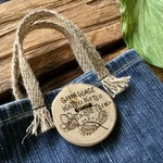 デニムのminimini bag  お花