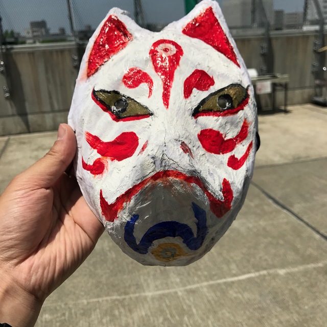 伝統工芸 張り子のお面 犬面 ハンドメイド Minne 日本最大級のハンドメイド 手作り通販サイト