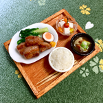 ミニチュア🍖角煮定食