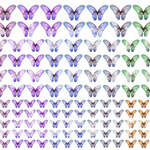 レジン封入用シート ： Tiny Butterfly＝1＝
