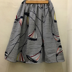 浴衣リメイクレトロかわいい柄ギャザースカート④