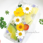 スペシャルフルーツ押し花iPhoneケース