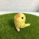 セキセイインコのプチ人形【止まり木タイプ】