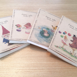 文庫本 ブックカバー  4柄セット クラフト紙