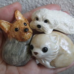 ＊キ様ご予約品＊ヨークシャーテリア＆チワワ＆マルチーズの箸置き