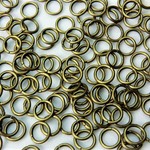 52★丸カン 金古美 アンティークゴールド色 φ1.2×8mm 200個