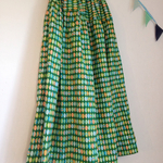 ＊natural symphony♪ロングティアードスカート(green)＊