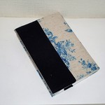 ブックカバー★文庫・新書サイズ対応可★アンティークブルーフラワー