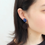 大ぶりヴィンテージイヤリング・ピアス　Amelie-223