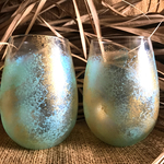 coral (blue) ペアグラス500ml