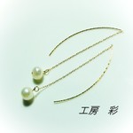 ☆新作☆小粒淡水パールのアメリカンピアス