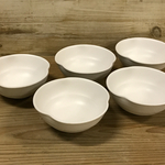 【SALE】白磁白マットなぶり小鉢