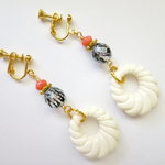 大ぶりデザインピアス/イヤリング
