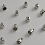 アクセサリーパーツ カシメキャップ カツラ 銀 　30個　9mm [4582434323376]