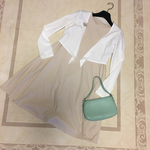 エレガントワンピース ベージュ