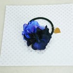 ヘアゴム(シルクフラワー)