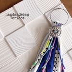 ズパゲッティタッセルキーホルダー★送料無料★