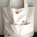 刺しゅう入りお散歩トートバック