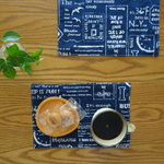 大人のカフェタイム♪ティーマット♪ネイビー