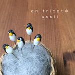 まち針  ペンギン。