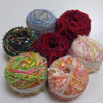 素材糸    約30ｇ7個組