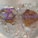 ダイヤオルゴナイト2点と浄化用水晶セット✩*॰ ( ¨̮ ) ॰*✩