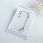 フラワーアシメントリーピアス/イヤリング
