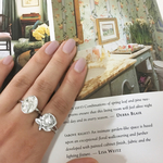 【大人気により再販】rose silver ring