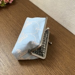 がま口ポーチ＊ミナペルホネン＊mela lightblue