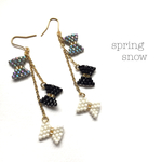 再販♡triple ribbon earrings