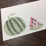 すいかはんこ