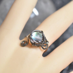 虹色☆ルナフラッシュのチタンワイヤーリング(フリーサイズ)