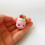 バッグチャームシルバー  マカロン(バッグチャームゴールドに変更出来ます)