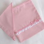 　三角巾＋巾着セット 　ピンクリボン　お子様用〜大人用