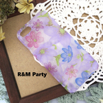 恋するライラック 柄スマホケースiPhoneSE/iPhoneXS/iPhone11/iPhone8/iPhoneXR/iPhoneXSMax/iPhone11Pro/iPhone11ProMax