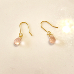 感謝価格☆薄桃ドロップ♡ピアスorイヤリング